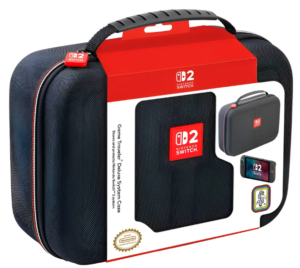 Estuche Deluxe Licenciado Para Nintendo Switch 2 Oled Negro