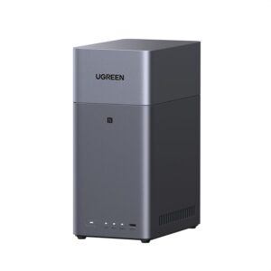 Nas Ugreen Nasync Dh2300 4gb U 8gb Ram 32gb 2 Bahías Sata Gris