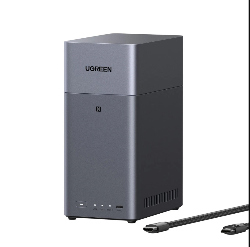 Ugreen Nasync Dh2300 4gb U 8gb Ram 32gb 2 Bahías Sata Gris + Obsequio