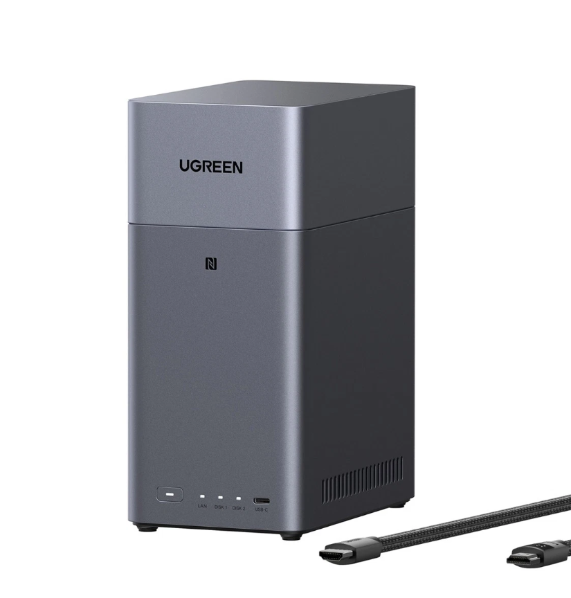 Servidor Nas Ugreen Nasync Dh2300 Tu Nube Privada 4gb Ram + Cable HDMI 4K
